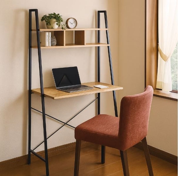 BALI Desk with Book Shelf, Affordable? Solved by Idiya! Carousel 1