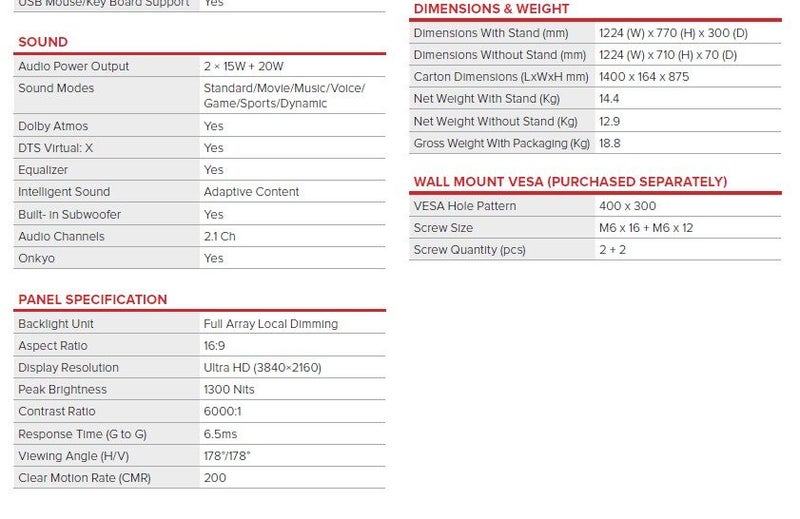 55 Inch TCL C755 QD-Mini LED Google TV64527241751682113