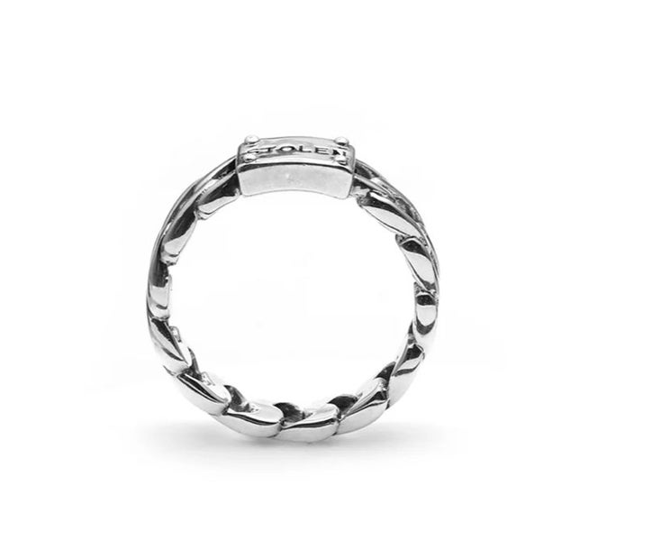 STOLEN GIRLFRIENDS CLUB | CURB RING SLIM - Size L Carousel 2