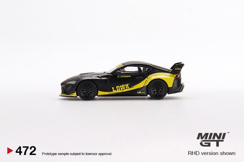Mini GT Toyota GR Supra LB-Works Matte Black Carousel 4