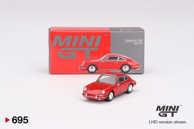 Mini GT Porsche 901 1963 Signal Red Carousel 1