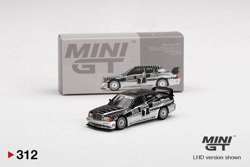 Mini GT Mercedes-Benz 190E 2.5-16 Evolution II #7 AMG-Mercedes 1990 DTM Carousel 1