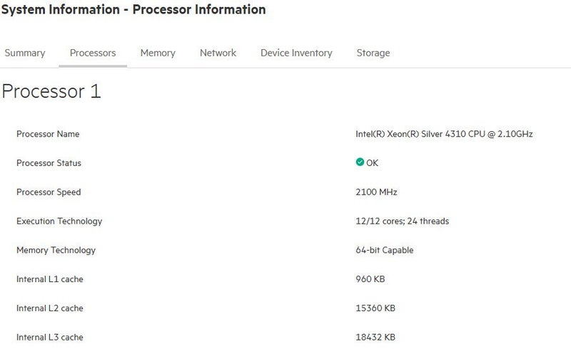 HPE DL380 Gen10 plus server12Core 64GB RAM 128GB NVME MR416 CTRL Rail kit64527536868610111