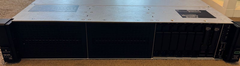 HPE DL380 Gen10 plus server 12Core 64GB RAM 128GB NVME MR416 10Gb NICs64692025025539111