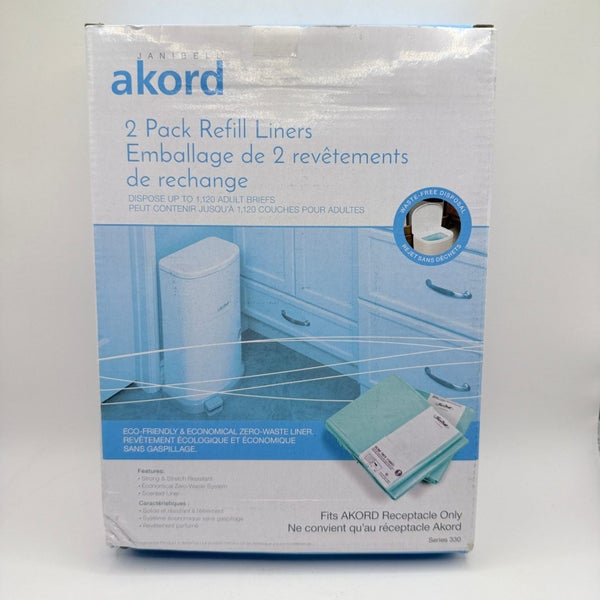 Akord Maxi Bin 2 Pack Refill Liners Carousel 1