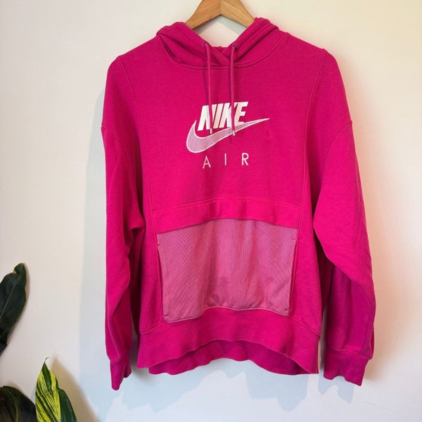 Nike Air L Pink Women's Graphic Hooded Sweatshirt Carousel 1