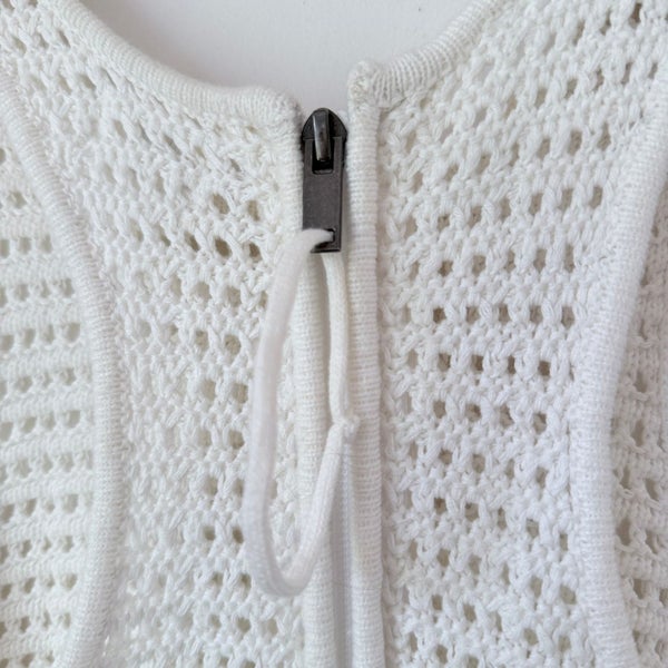 Cotton On S White Crochet Mini Tank Top Carousel 5