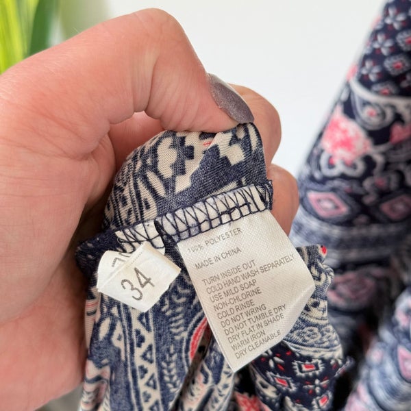 Chic A Booti 12 Bohemian Print Maxi Dress Criss-cross Back Carousel 10