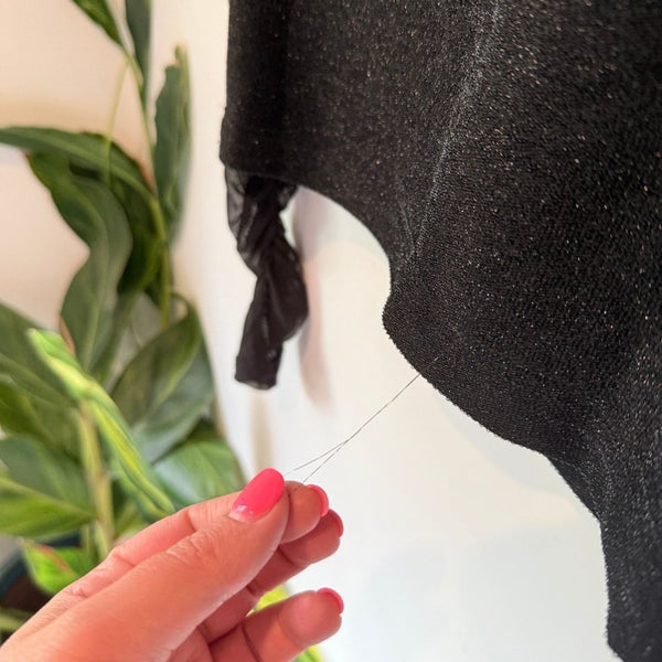 Noisy May Size S Black Long-Sleeve Cropped Blouse Carousel 7