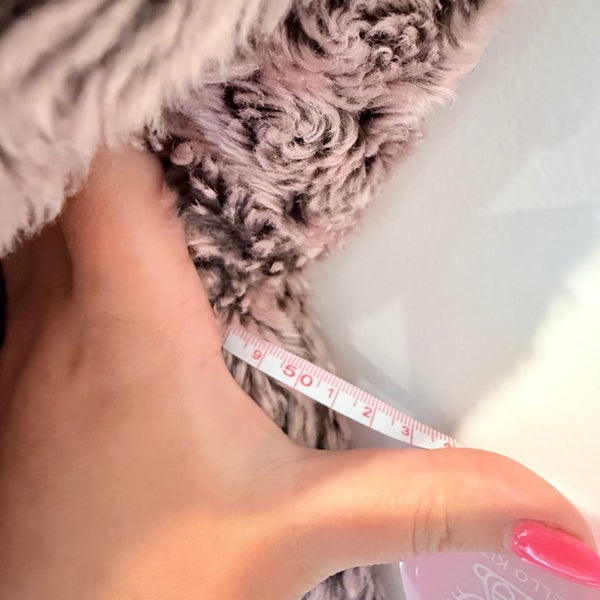 Emu Paris Size U/Arm 49cm Pink Gray Faux Fur Jacket Carousel 9