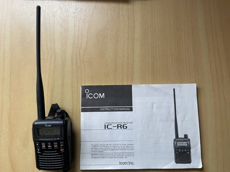 ICOM IC-R6 Handheld Communications Receiver64527934026882110