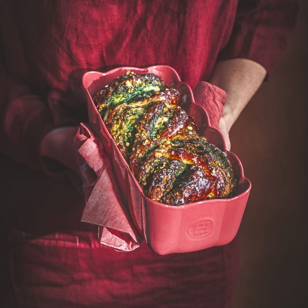 Emile Henry Madeleine Loaf Dish - Rose Candy Carousel 5