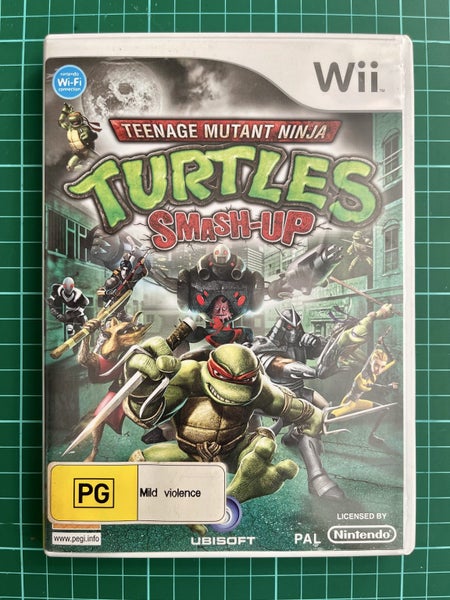 TMNT Teenage Mutant Ninja Turtle SMASH UP Wii Complete Carousel 1