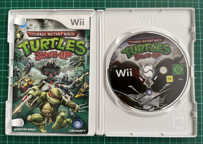 TMNT Teenage Mutant Ninja Turtle SMASH UP Wii Complete Carousel 2