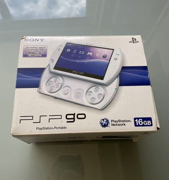 Boxed Pearl White PSP GO PSPgo 16G + 8G Memory in 6.60Pro-C With Full Kit MINT Carousel 15