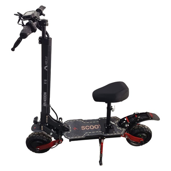 4000W Foldable Adult Off Road E-Bike Electric Scooter Dual Motor 80KM/H 60KM NEW Carousel 2