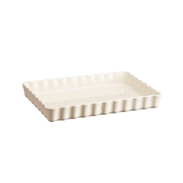 Emile Henry Deep Rectangular Tart Dish - Clay Carousel 1