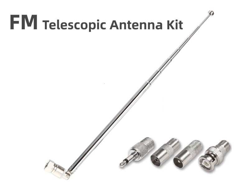 FM Telescopic Antenna 75 Ohm Radio Tuner Reception Carousel 1
