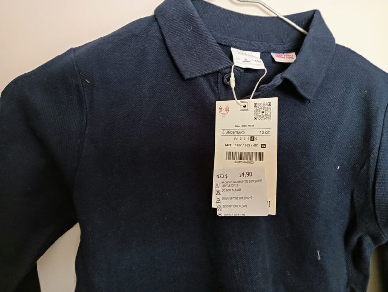 Zara Basic Piqué Polo Shirt Carousel 3