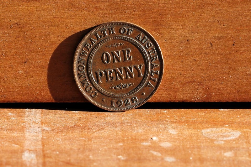 1928 Australian Penny. #3 Carousel 1