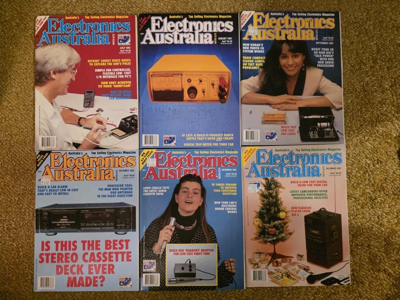Vintage Magazines - Electronics Australia x6 (Various sets 1990's) Carousel 5