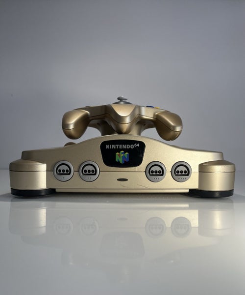 Nintendo 64 - gold edition jp - full set + original cables + 1 controller Carousel 2