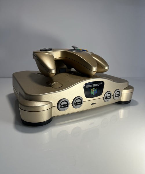 Nintendo 64 - gold edition jp - full set + original cables + 1 controller Carousel 1
