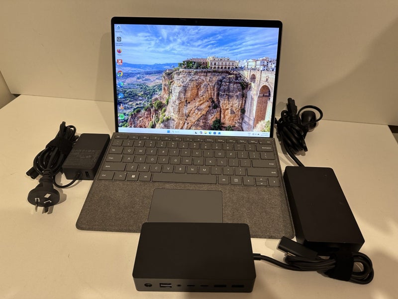 $1 Microsoft Surface Pro 8 11th Gen i5 13” PixelSense TouchScreen DockingStation Carousel 1