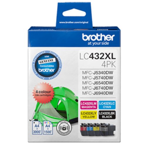 Brother LC432XL Original 4 Colour Ink (B, C, M, Y) Carousel 1