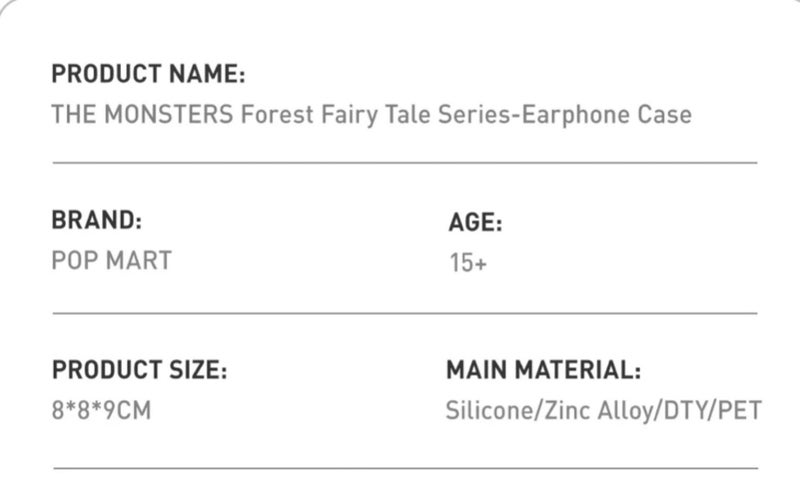 THE MONSTERS-POP MART-LABUBU EARPHONE CASE-BRAND NEW! Carousel 9