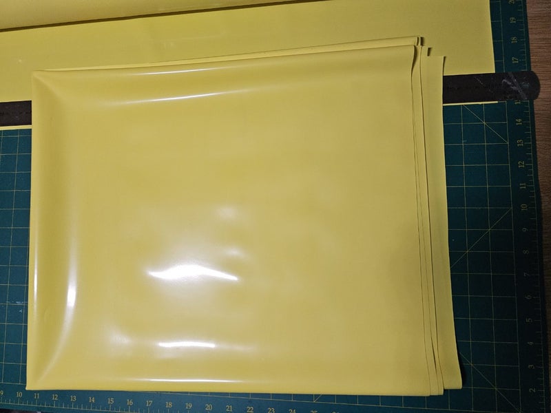 3 Metres YELLOW LATEX SHEETING .40mm UK RADICAL #015 FASHION COSPLAY Carousel 2