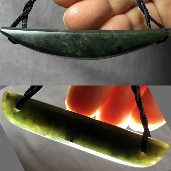 2 DAY AUCTION: 6.2cm NZ Greenstone Breastplate Pendant, $1 Reserve Carousel 1