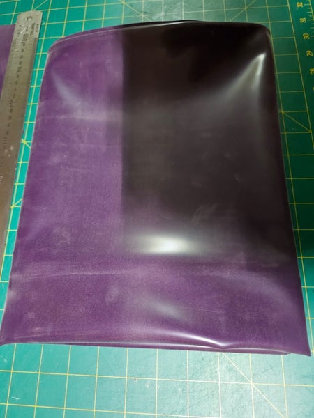 2 METRES .50mm DAMSON PURPLE LATEX SHEETING UK FASHION COSPLAY #016 Carousel 5