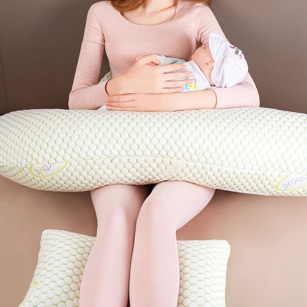 Soft Pregnancy Body Pillow Maternity Pillow for Back Belly Hips Legs Support Carousel 5