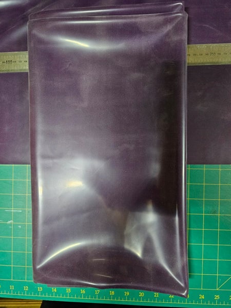 LATEX x 3 METRES .50mm PREMIUM DAMSON PURPLE SHEETING UK FASHION COSPLAY #017 Carousel 1