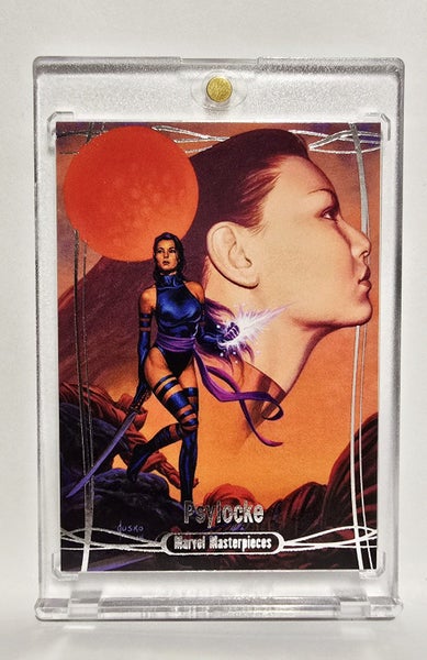 *** STUNNING! PSYLOCKE 2016 MARVEL MASTERPIECES JOE JUSKO *** Carousel 1