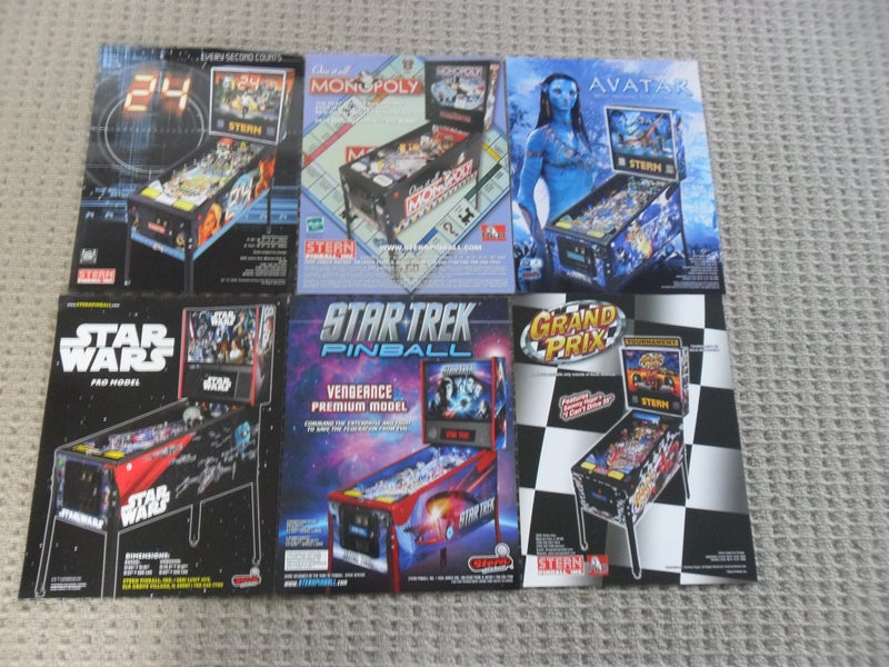 Choose 10 out of these 20 Stern Original advertising flyers. Carousel 1