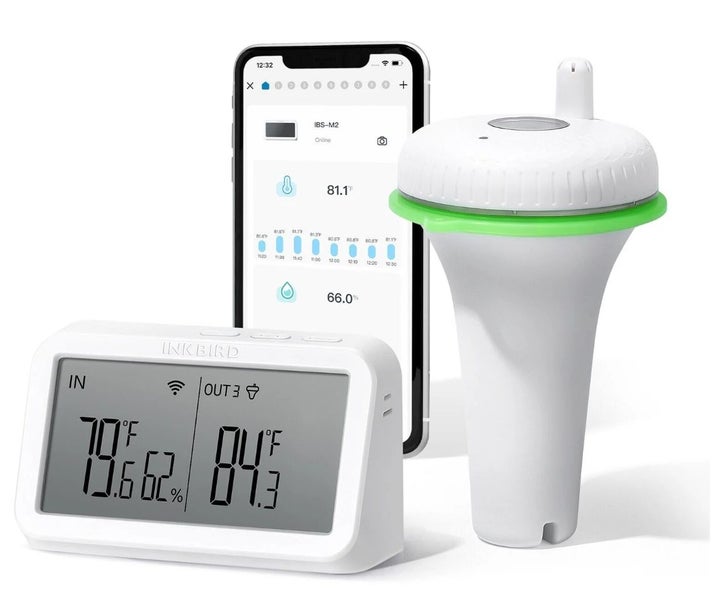 INKBIRD Wireless Floating Pool Thermometer + IBS-M2 Wi-Fi Gateway Carousel 1