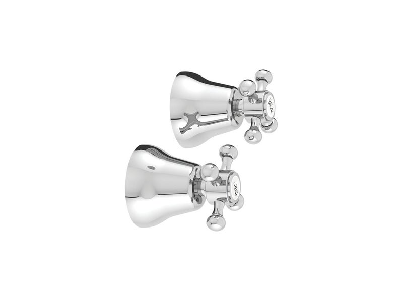 Empire Shower Taps Chrome Pair *Excess Stock* Was $399 Carousel 1