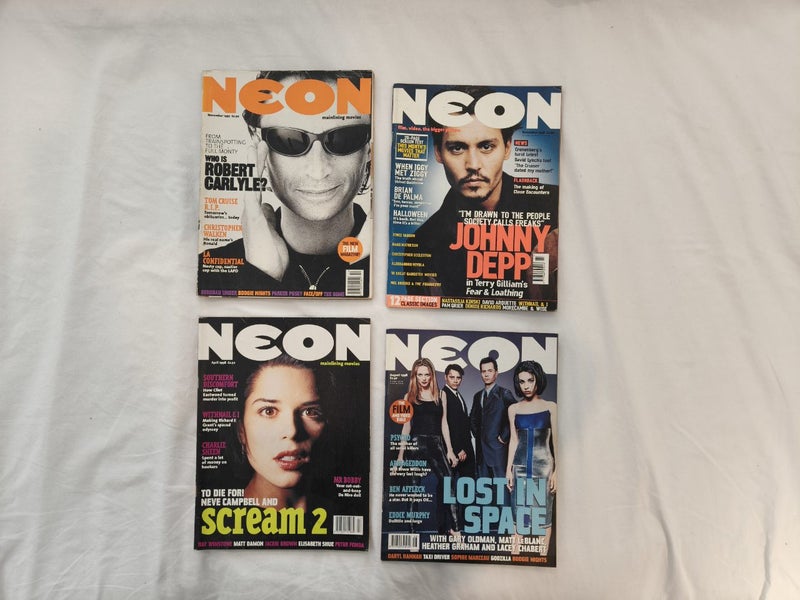 4× Neon film magazine Carousel 1