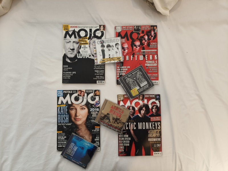4× Mojo magazine Kraftwork Kate Bush The Who Arctic monkeys64537329932035110