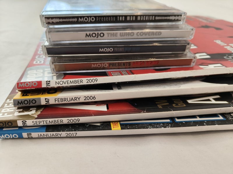 4× Mojo magazines+ CDs Kraftwork Kate Bush The Who Arctic monkeys Carousel 6