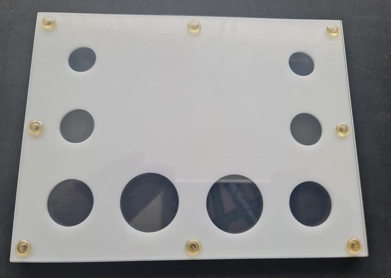 Vintage USA Gold 20th Century Gold Coin Type Set Holder Capital Plastics Carousel 2