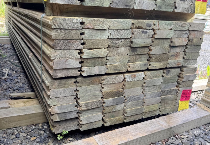 PINE, TG&V RETAINING, No2, 135 x 42mm, H4 TREATED - 382.2m - TBT2261 Carousel 1