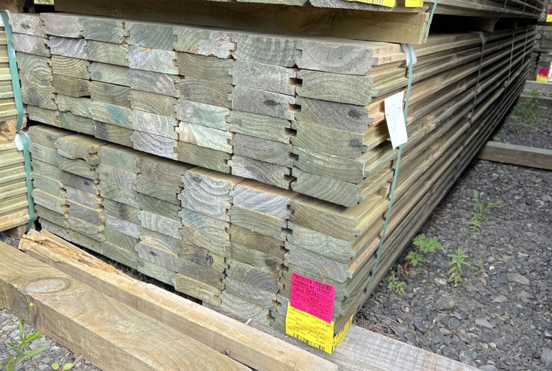 PINE, TG&V RETAINING, No2, 135 x 42mm, H4 TREATED - 382.2m - TBT2174 Carousel 1