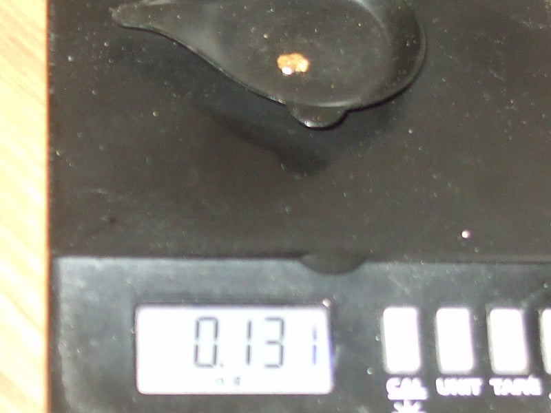 $1 RESERVE - GOLD NUGGET with Pyrex Vial Carousel 2