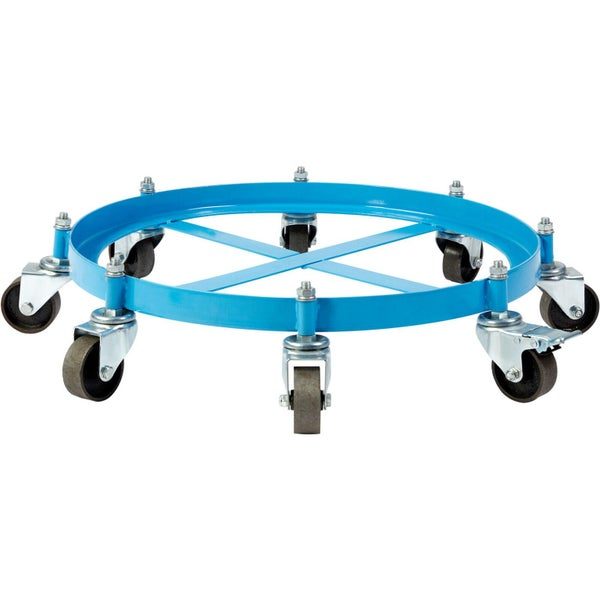 NEW 55 Gal Drum Dolly Heavy Duty Barrel Cart 2000lbs with Swivel Casters Steel Carousel 10