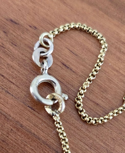 Imperial Russian 1880 14ct gold and natural pearl station necklace-42cm(17") Carousel 6