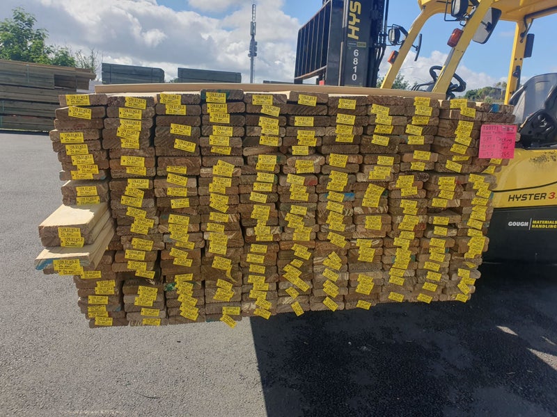 PINE DECKING - 90 x 19mm H3.2 - INDUSTRIAL - GRIPTREAD - 1265m - TS912464540358470018111