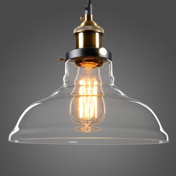 Vintage Kitchen Pendant Light Industrial Glass Chandelier Antique Ceiling Lamp Carousel 1